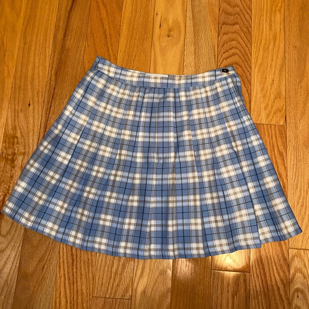 Urban Outfitter Plaid Pleated Skirt